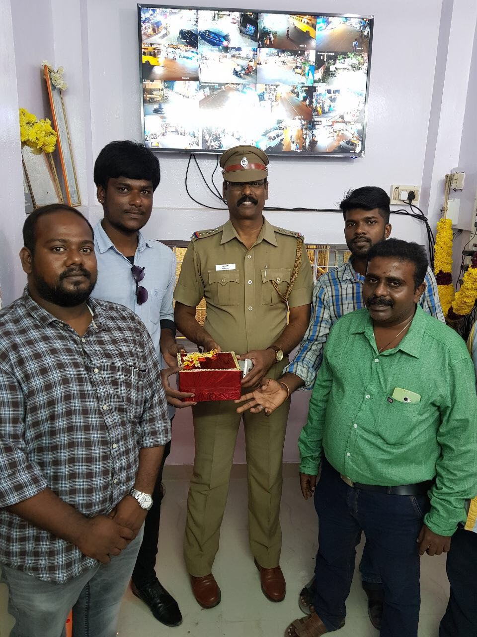 Tamil Nadu Police personnel receiving training on the new surveillance dashboard